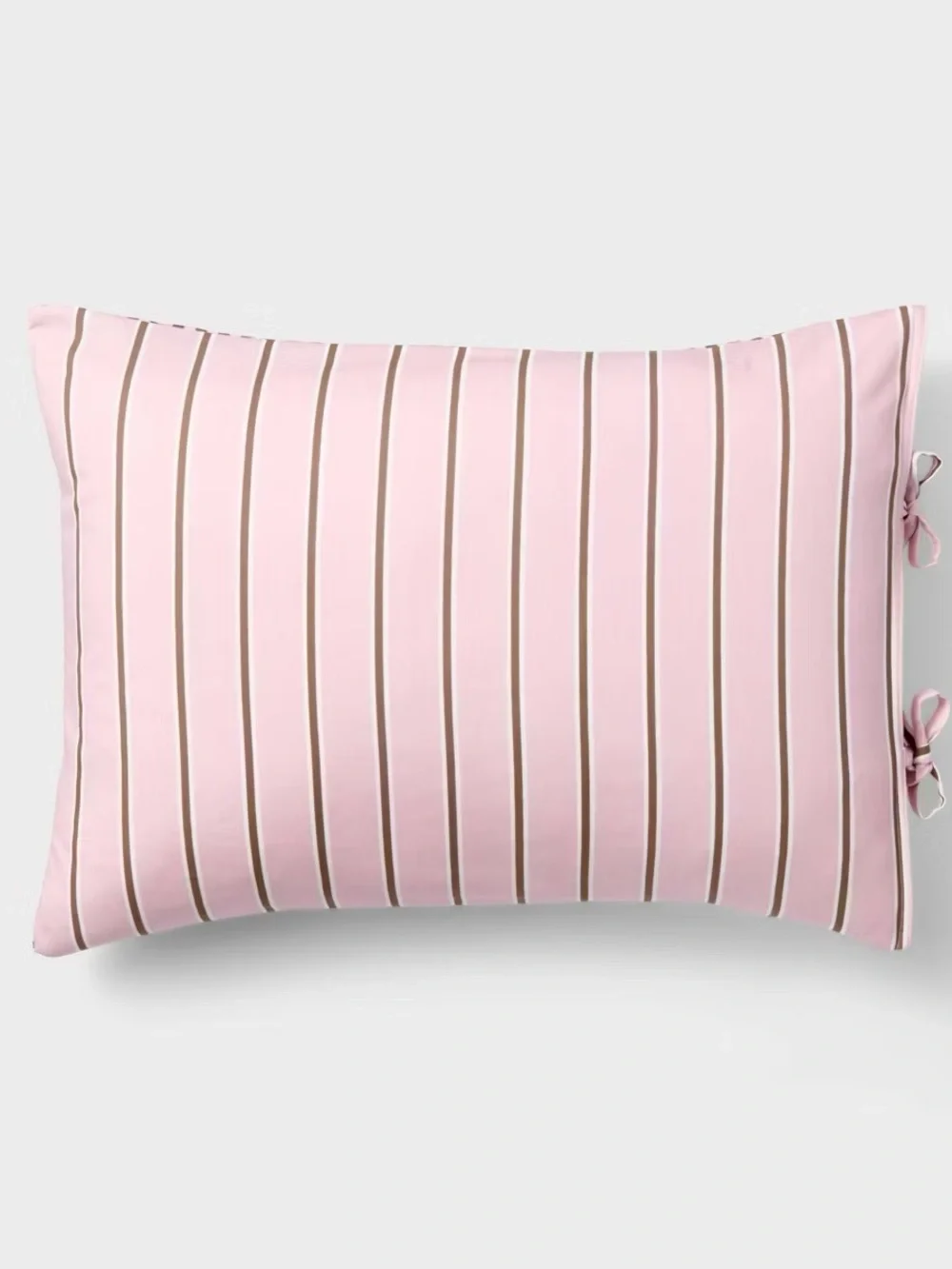 Queen/Full Percale Patchwork Comforter Set Pink Brown Stripes Hollister Target